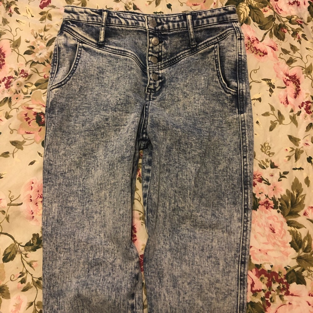 Wild Fable Acid Wash High Waisted Mom Jeans